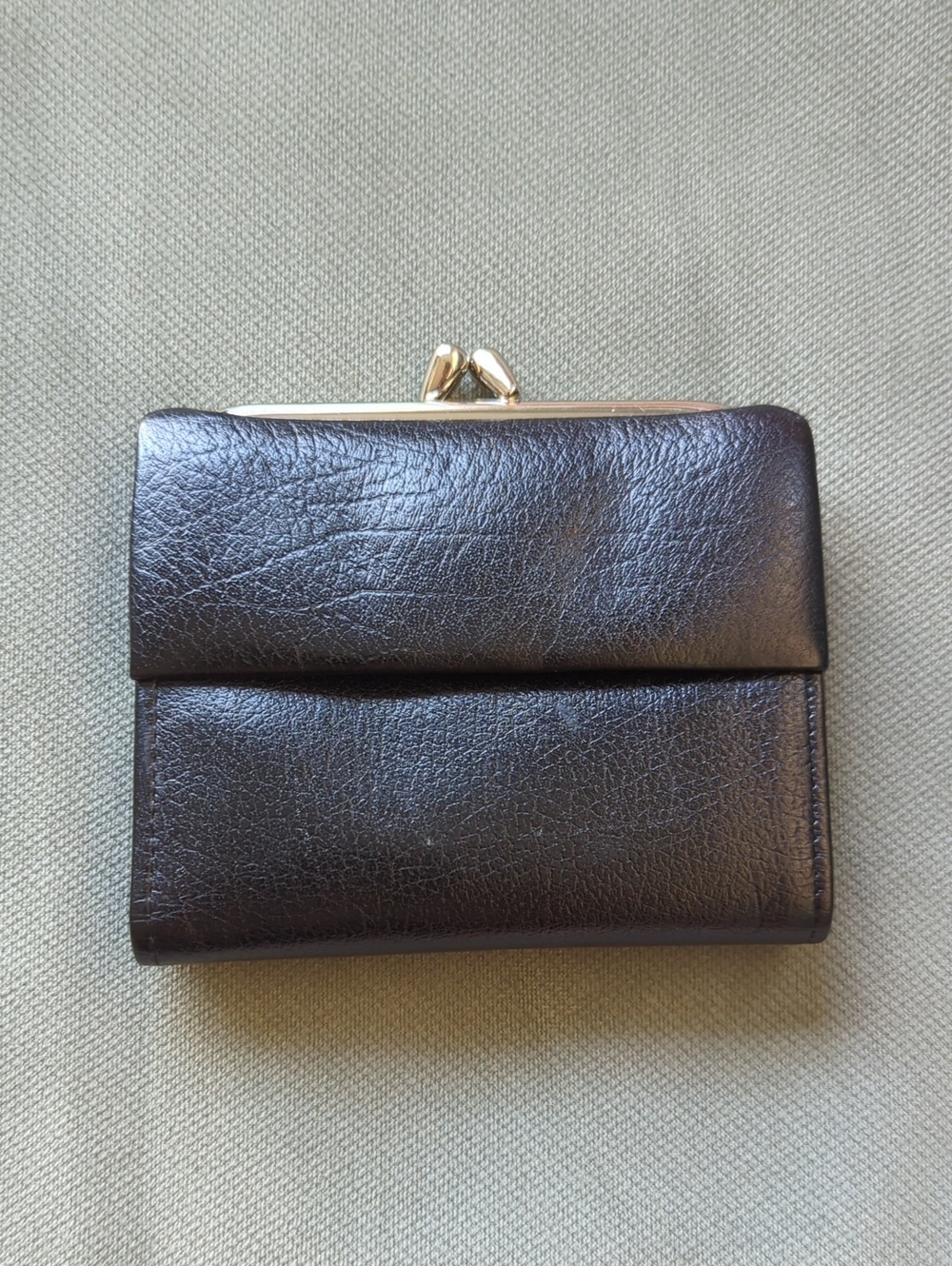 Vintage Buxton Black Leather Wallet
